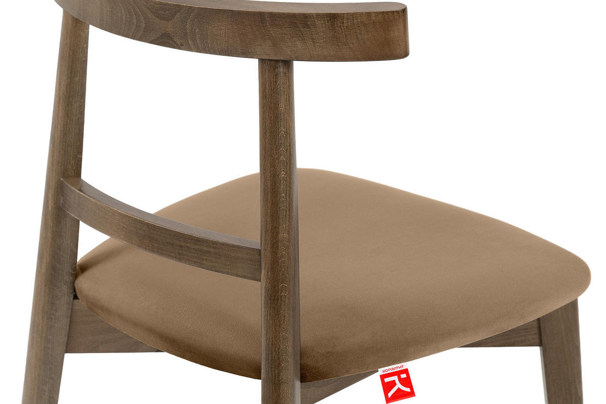 ESSTISCHSTÜHLE LILIO 2 St Vintage, Beige / Lefkas-Eiche - Eichefarben/Beige, Holz/Textil (47/76/45cm) - KONSIMO®