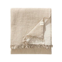 BAUMWOLLDECKE Lilo Cream/Beige 130x170 cm - Creme, Textil (130/170cm) - Lytte