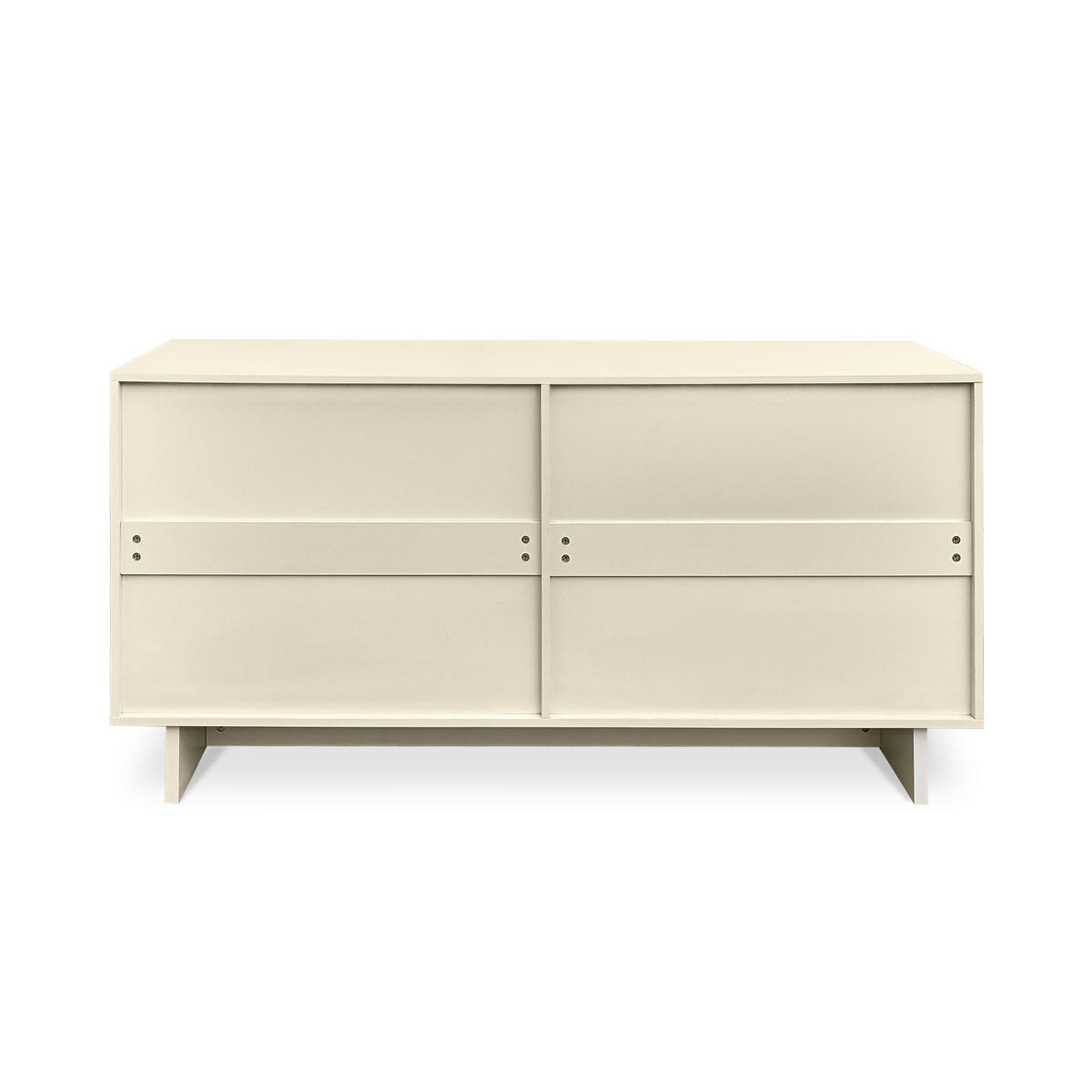 SIDEBOARD FLORA beige, 160 cm, 4 Türen, Melaminbeschichtung - Beige, Metall (160/78/40cm) - Sicaan