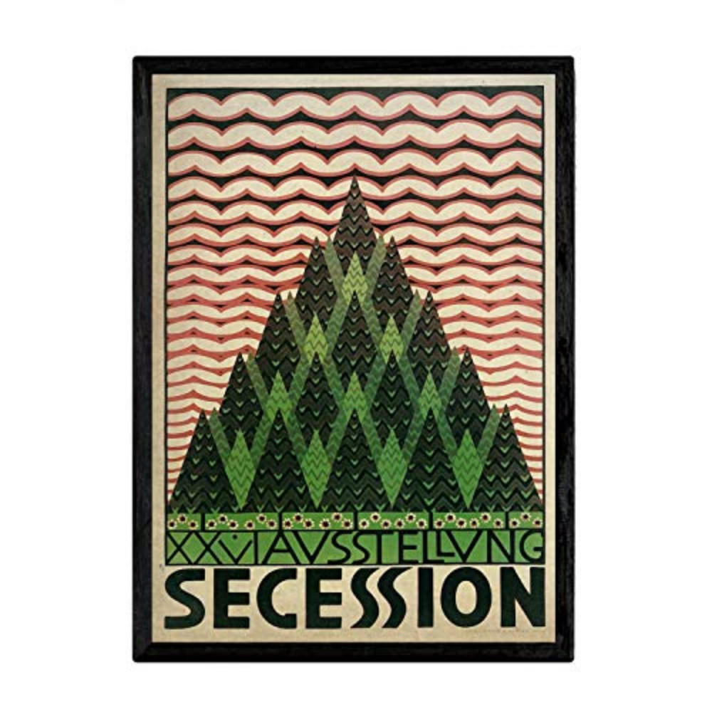 POSTER Secession Vintage A4 Rahmenlos - Klar, Papier (29.7/5/21cm) - Nacnic