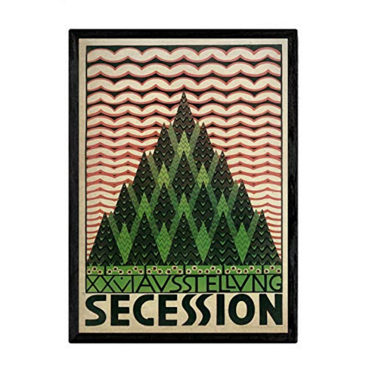 POSTER Secession Vintage A4 Rahmenlos - Klar, Papier (29.7/5/21cm) - Nacnic