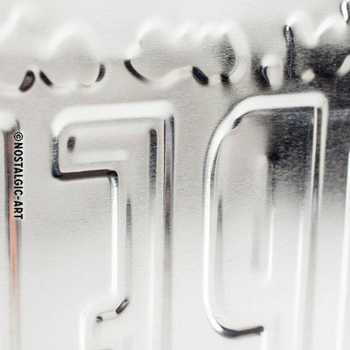 BLECHSCHILD 20/30 cm Achtung Yes, we are Open - Multicolor, Metall (30/20/0.2cm) - Nostalgic-Art
