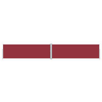 SEITENMARKISE Ausziehbar Rot 160x1000 cm - Rot, Textil (1/160/1000cm) - furnicato