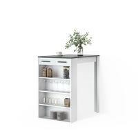BARTISCH Regusa Weiß/Anthrazit 67 x 100 cm - Anthrazit/Weiß, Holzwerkstoff (100/67/106cm) - Livinity®