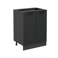 SPODNÍ SKŘÍŇKA KUCHYŇSKÉ LINKY R-Line Antracitový venkovský dům - antracitová, kompozitní dřevo (60/81.6/46cm) - Vicco