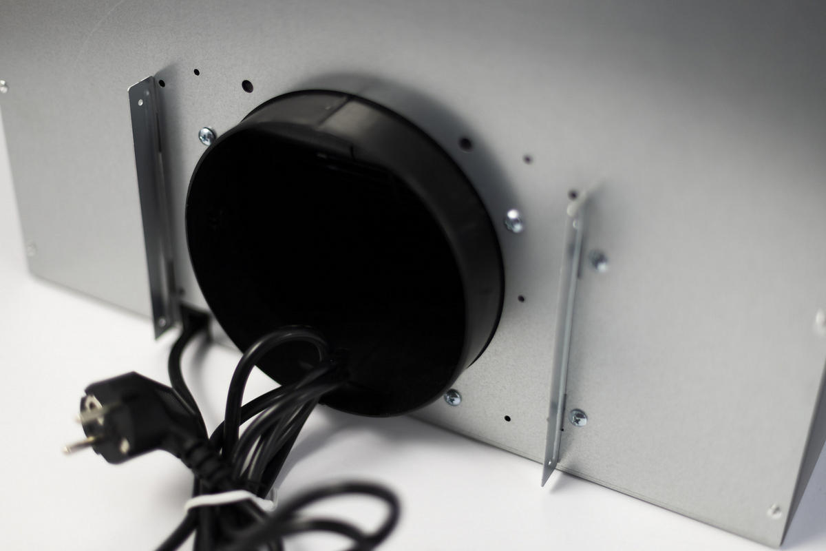 DUNSTABZUGSHAUBE AT 6410 FR Eco 60 cm Edelstahl - Silberfarben, Glas/Metall (60/77/37.5cm) - Kaiser Küchengeräte