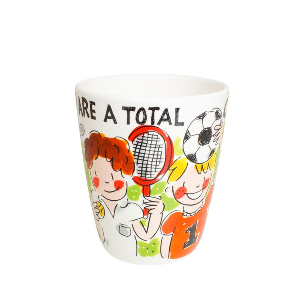 BECHER Dad You're a Champ in Bunt - 350 ml - Multicolor, Keramik (0.35L) - Blond Amsterdam