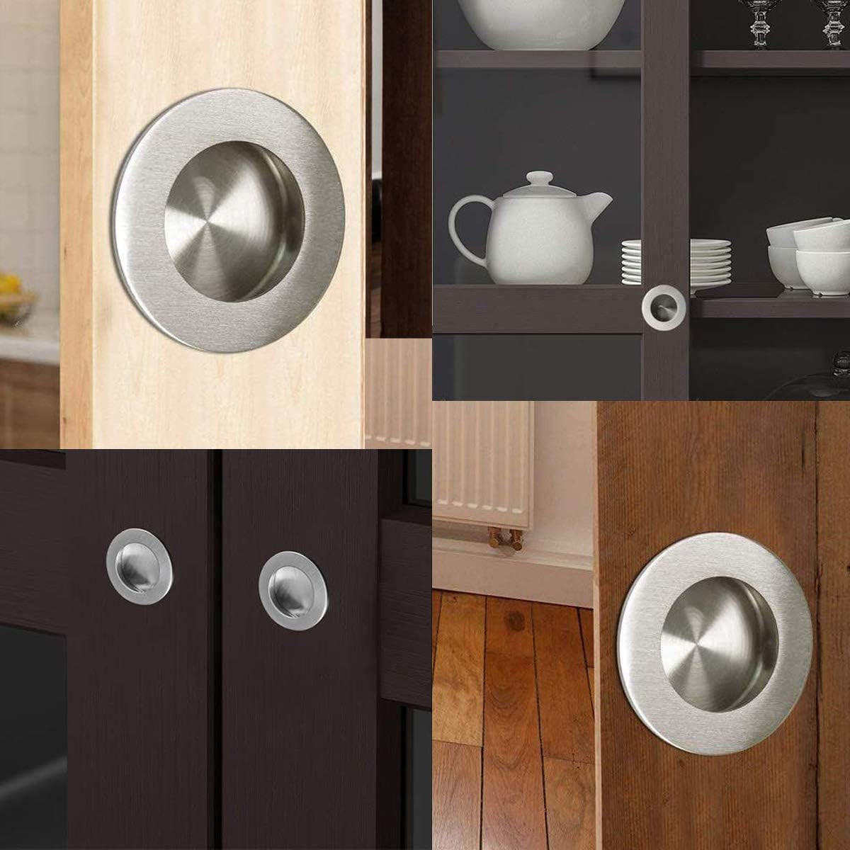 MÖBELGRIFF 4er-Set - Silberfarben, Metall (6/1.5/6cm)
