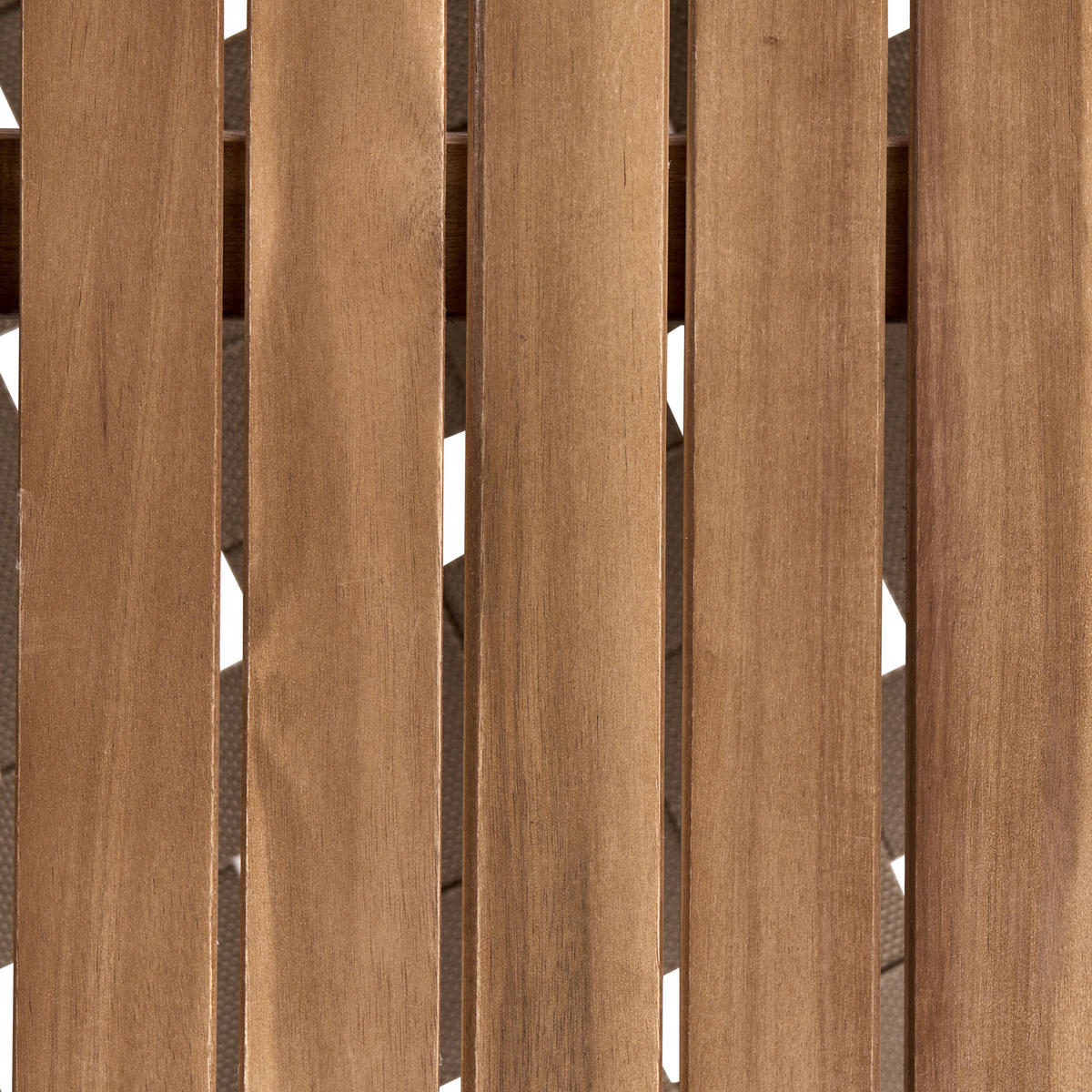 OUTDOOR-COUCHTISCH mit Ablage 80/80 cm Akazienholz Braun Milzano - Braun, Holz (80/80/45cm) - Beliani