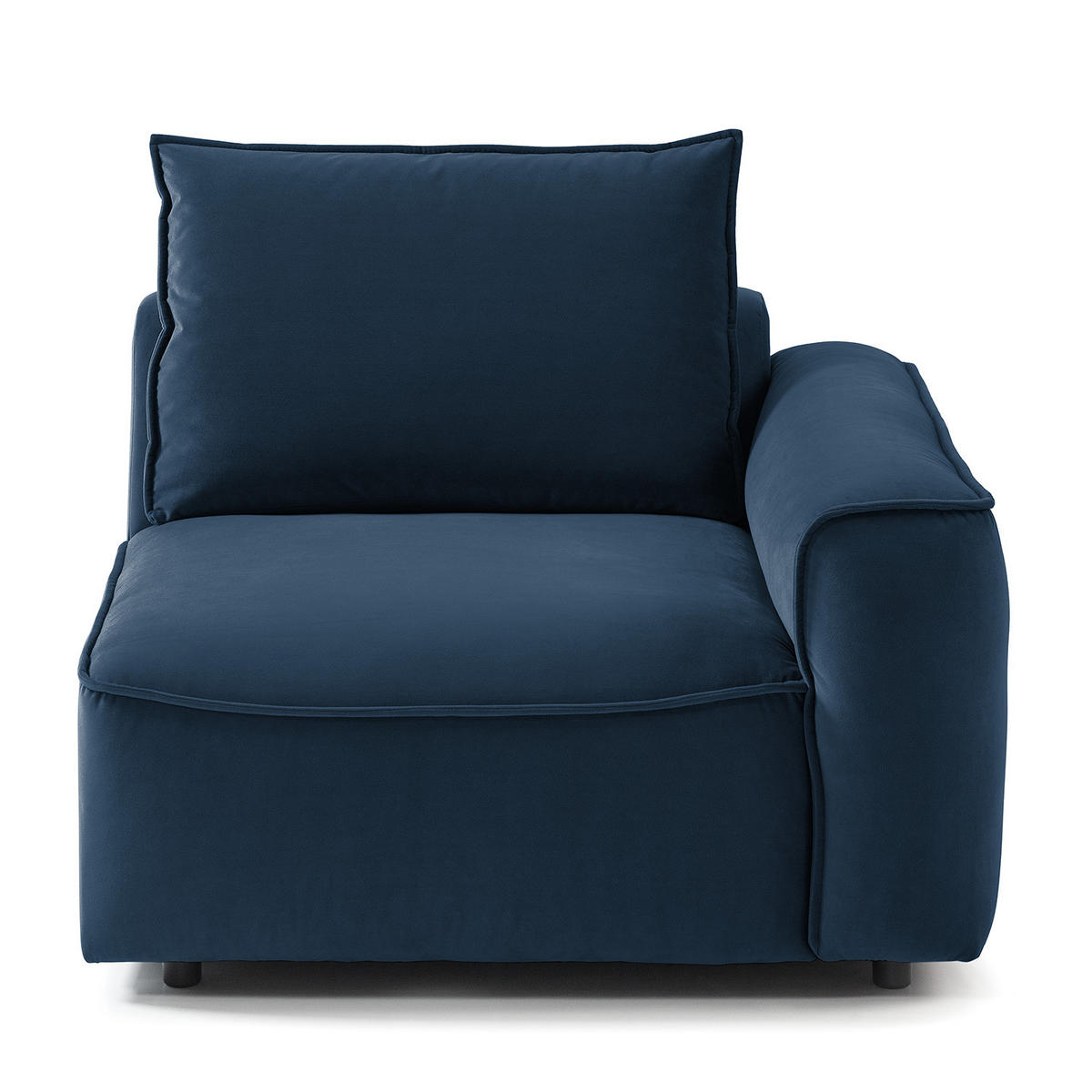 MODULSESSEL - Dunkelgrau, Holz/Textil (104/82/99cm) - home24