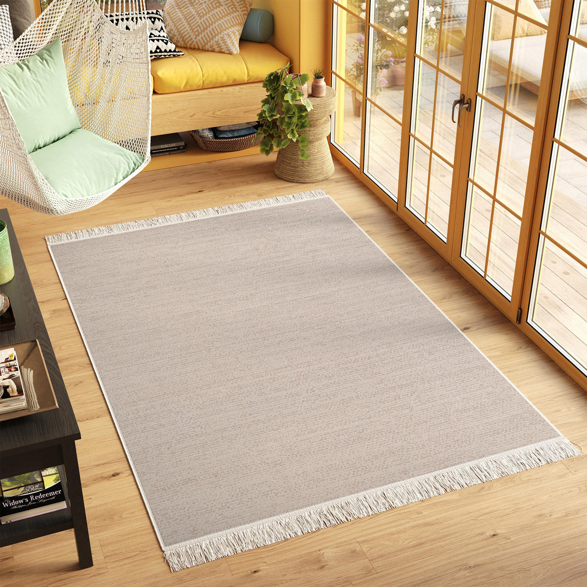 TEPPICH AZTECA Beige 80/300 cm - Beige, Naturmaterialien (80/300cm) - Tapiso