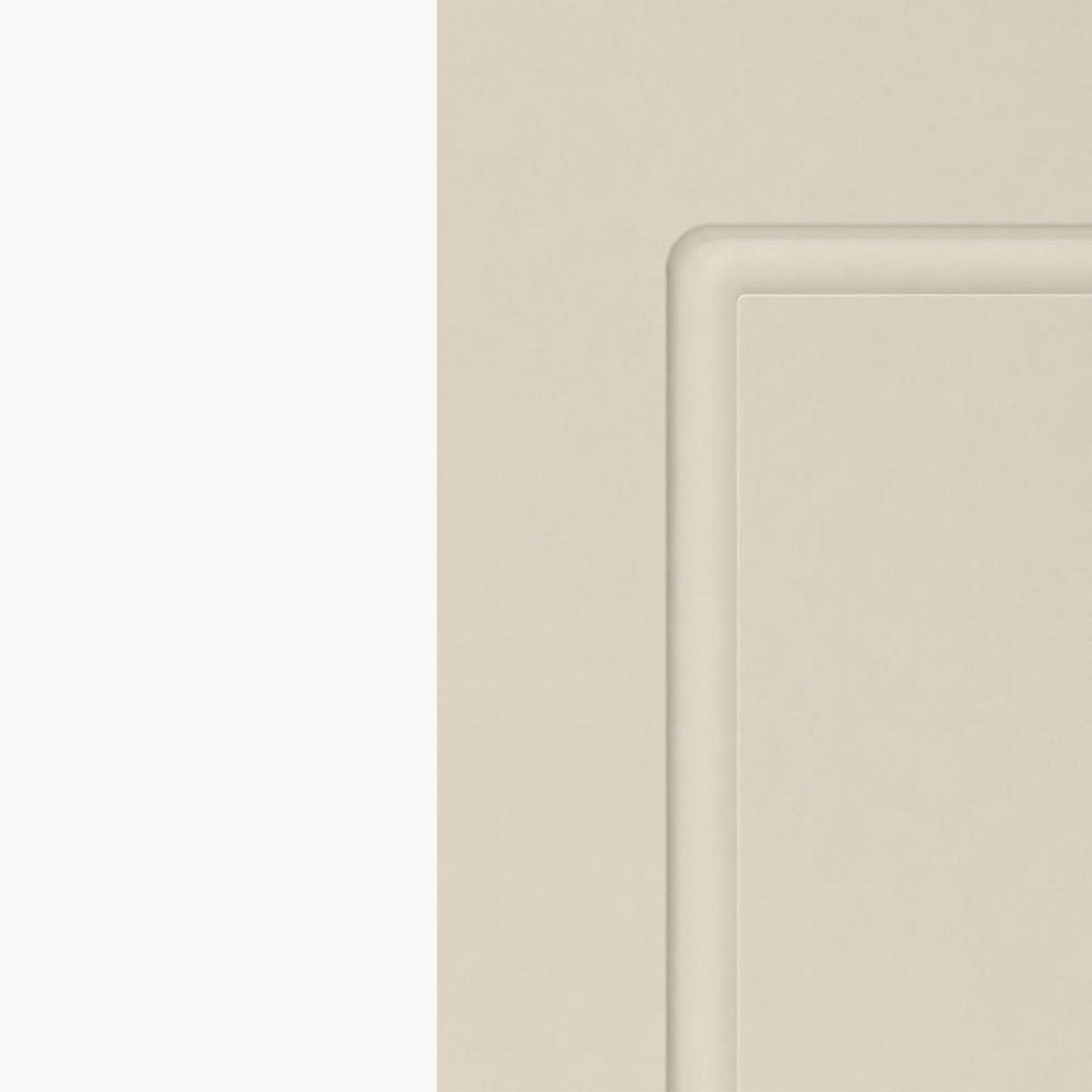 KÜCHENHÄNGESCHRANK Kvantum W2/20 Weiß / Vanille Matt 20 / 32,5 / 72cm - Creme/Weiß, Holz/Holzwerkstoff (20/72/32.5cm) - Feldmann-Wohnen