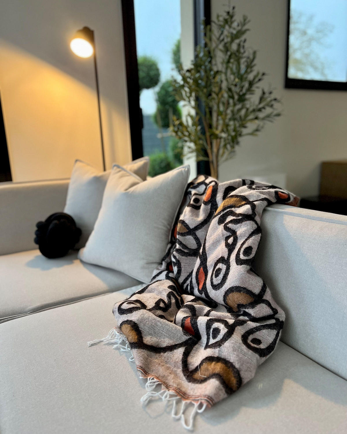 DEKA Barevná Jamune 170/170 cm - různobarevná, textil (130/170cm) - Beliani
