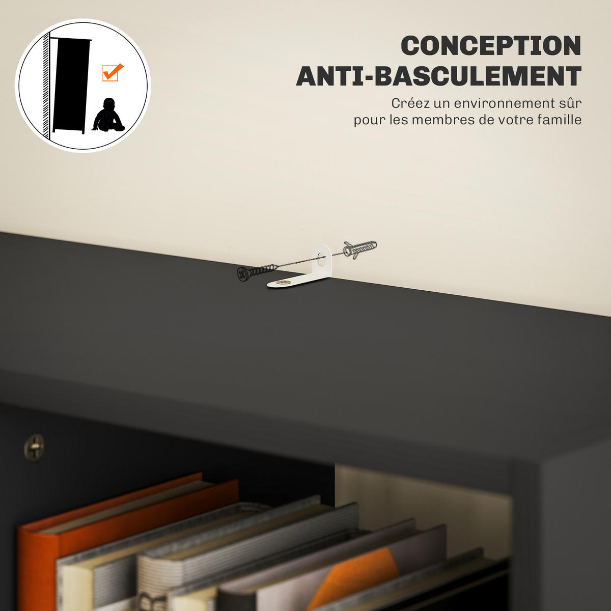 BÜCHERREGAL 60/24/184,5 cm weiß - Brombeere, Kunststoff (60/158/26cm)