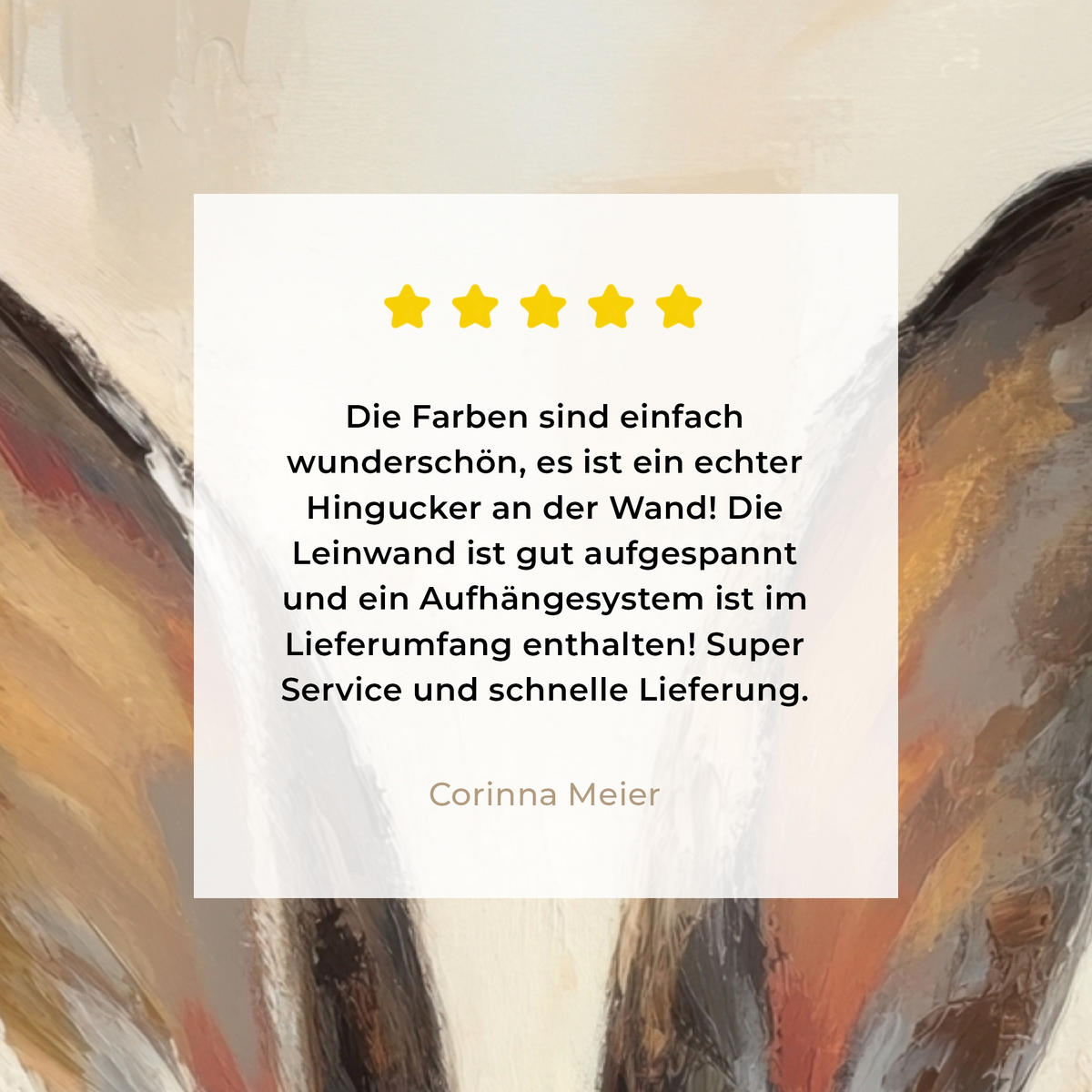 LEINWANDBILD Hase - Ohren - Braun Room Decor 30x40 cm - Beige, Textil (30/40cm) - MuchoWow