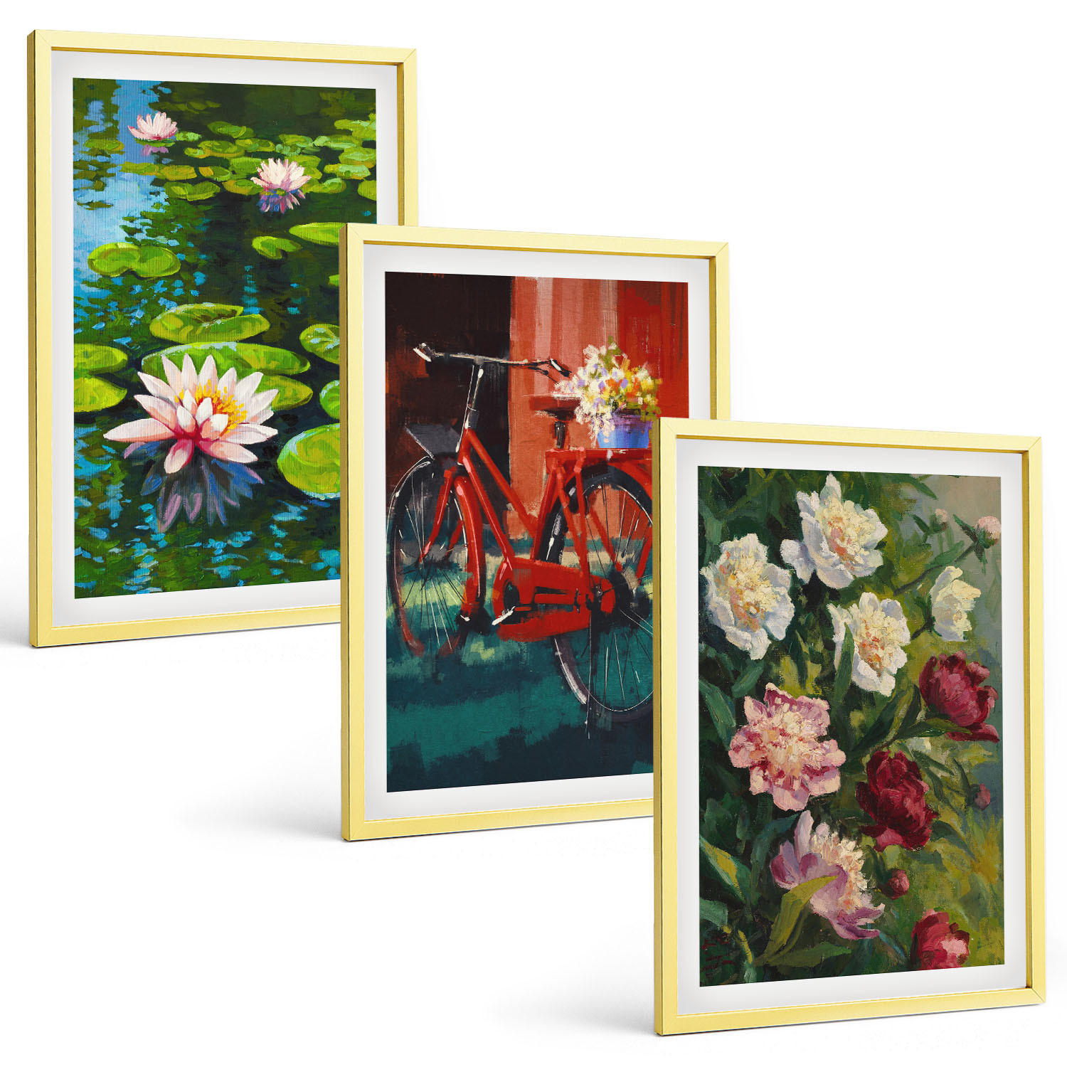 Tulup Bilder Gold 40x60 cm