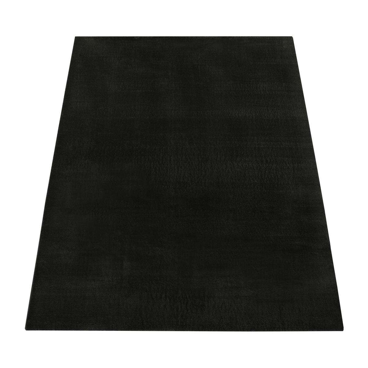 KURZFLORTEPPICH 60/100 cm Cadiz 630 - Schwarz, Textil (60/100cm) - Paco Home