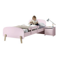 KINDERZIMMER Set Karilynn 2 Massivholz+MDF rosa - Rosa, Holz (220/73/120cm) - 58aufmkessel