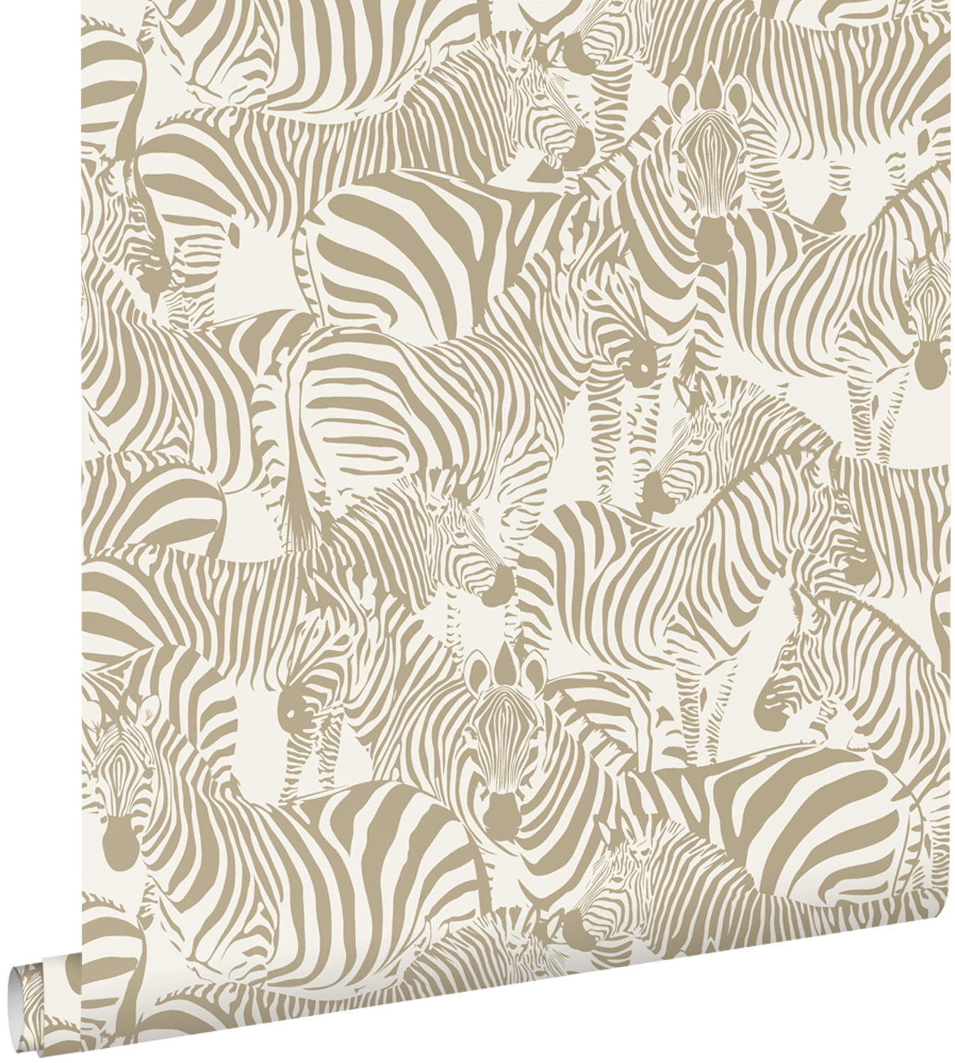 TAPETE Zebras 50 x 900 cm - Beige, Papier (50/900cm) - ESTAhome