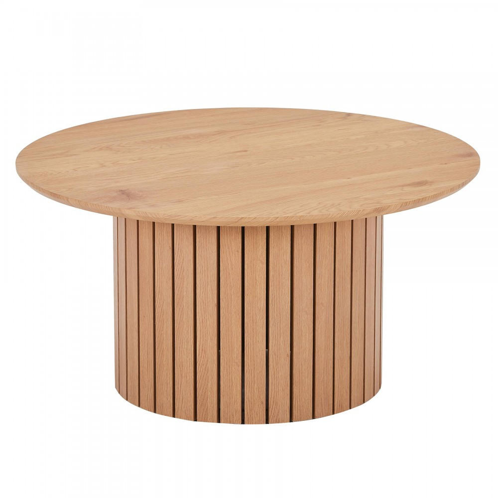 COUCHTISCH BAHIA /Durchmesser 80x h.42cm / Handwerkliche Eiche - Eiche Artisan, Holzwerkstoff (80/80/42cm) - Weber Industries