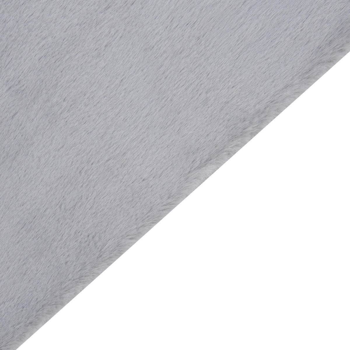 SHAGGY-KUNSTFELLTEPPICH Mirpur 230/160 cm - Grau, Kunststoff (160/230cm) - Beliani