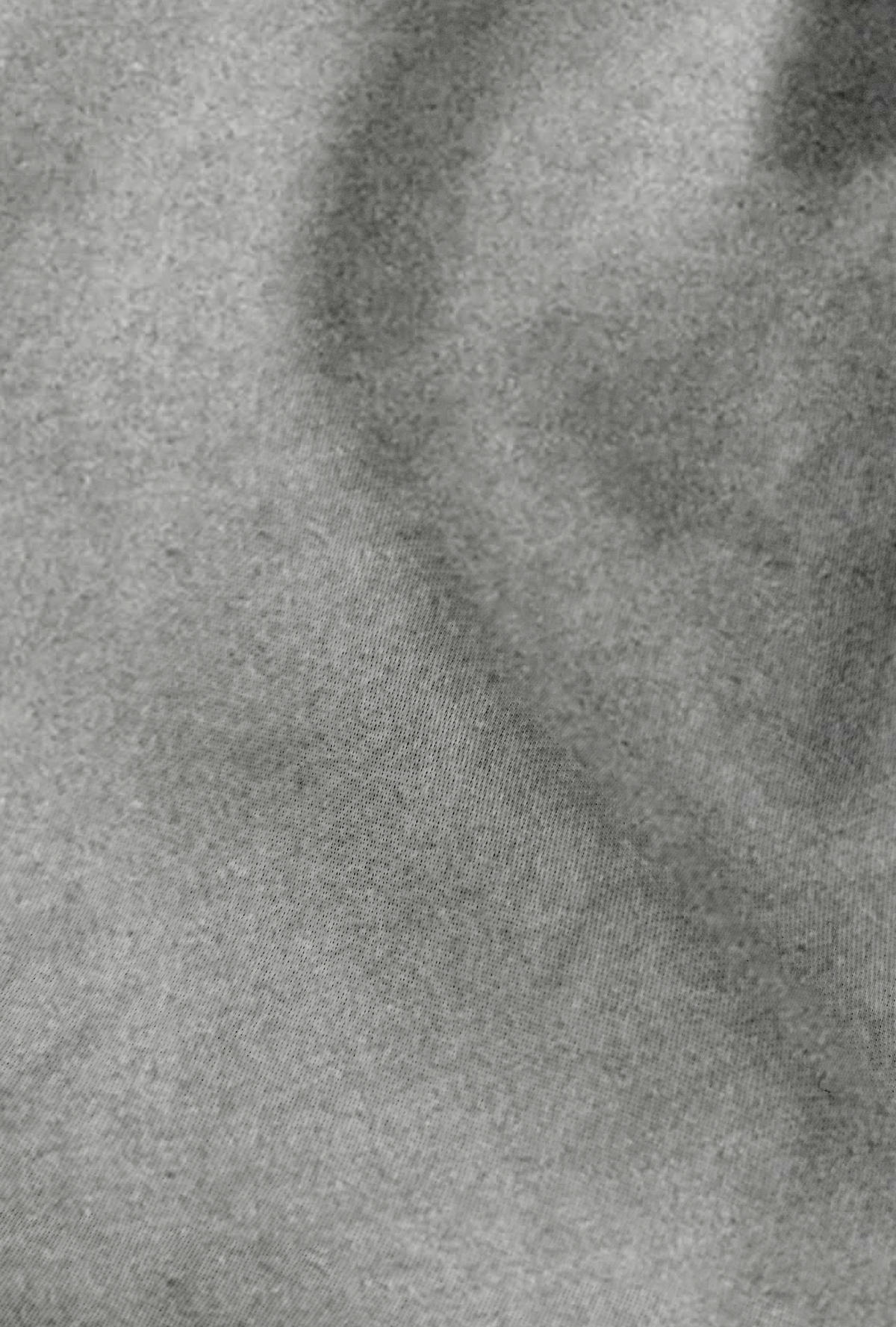 BETTWÄSCHE-GARNITUR Premium Biber Melange UNI sturmgrau, 155x200 cm + 80x80 cm - Grau, Textil (155/200cm) - biberna