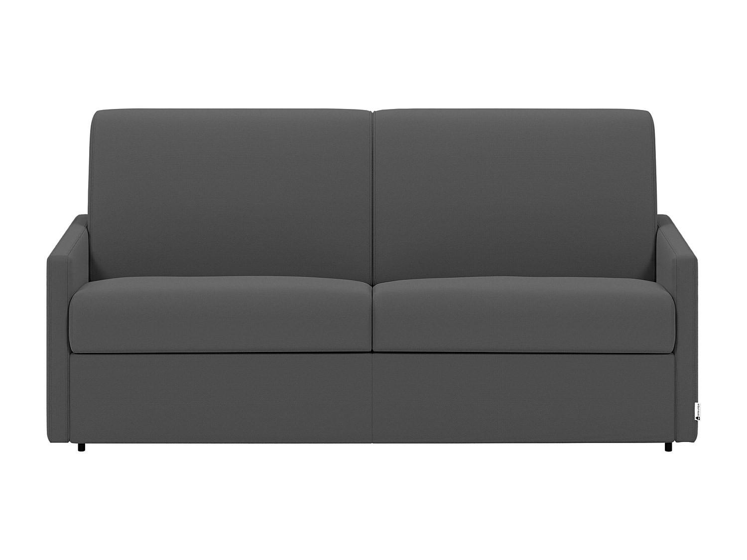 SCHLAFSOFA - 3 Personen - Stoff - Grau - - Grau, Textil (170/97/223cm) - Vente-Unique
