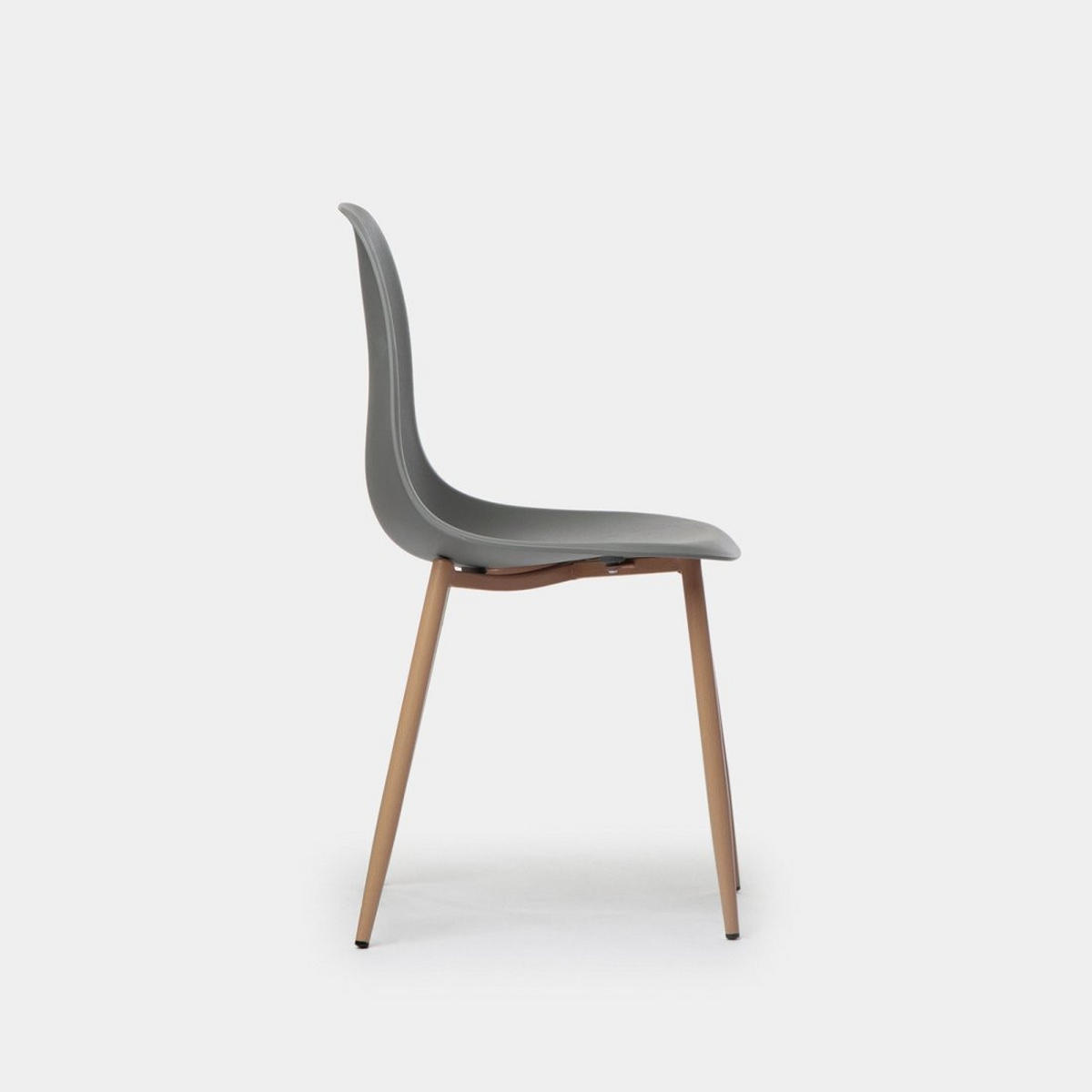 STUHL FÜR DRAUSSEN Nina Grau 45 cm x 80 cm - Grau, Kunststoff (45/80/53cm) - Klast Home