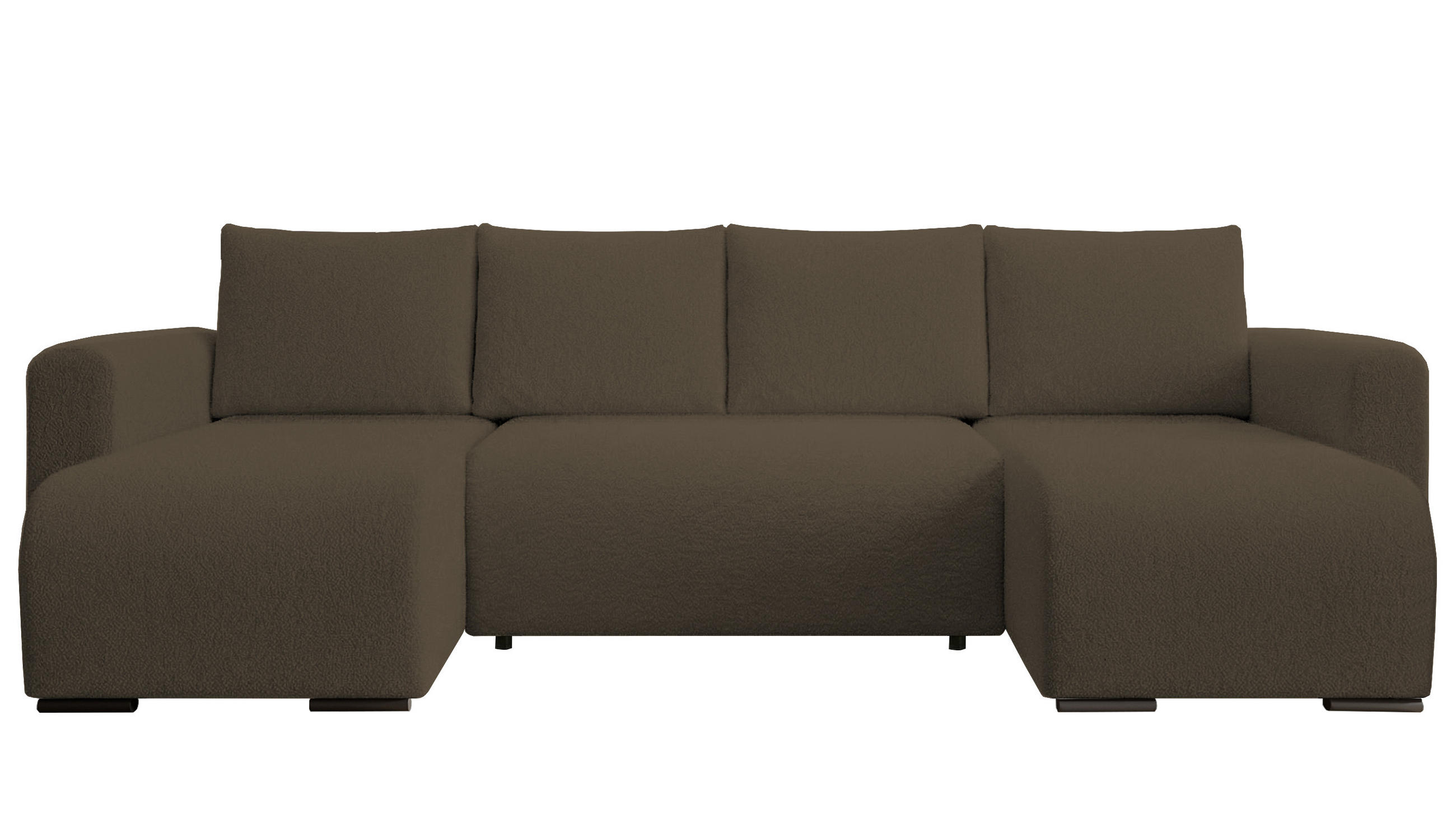 Storez24 Wohnlandschaft Dunkelbraun 305x85x140 cm