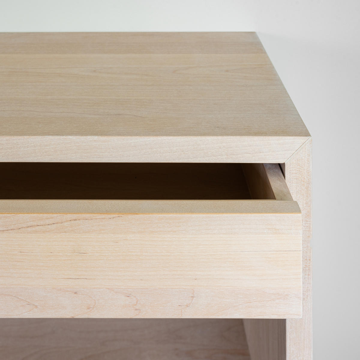 NACHTTISCH Hugo 2er Set, weiße Birke, 30/39/39 cm - Weiß, Holz (39/39/30cm) - WOODEK