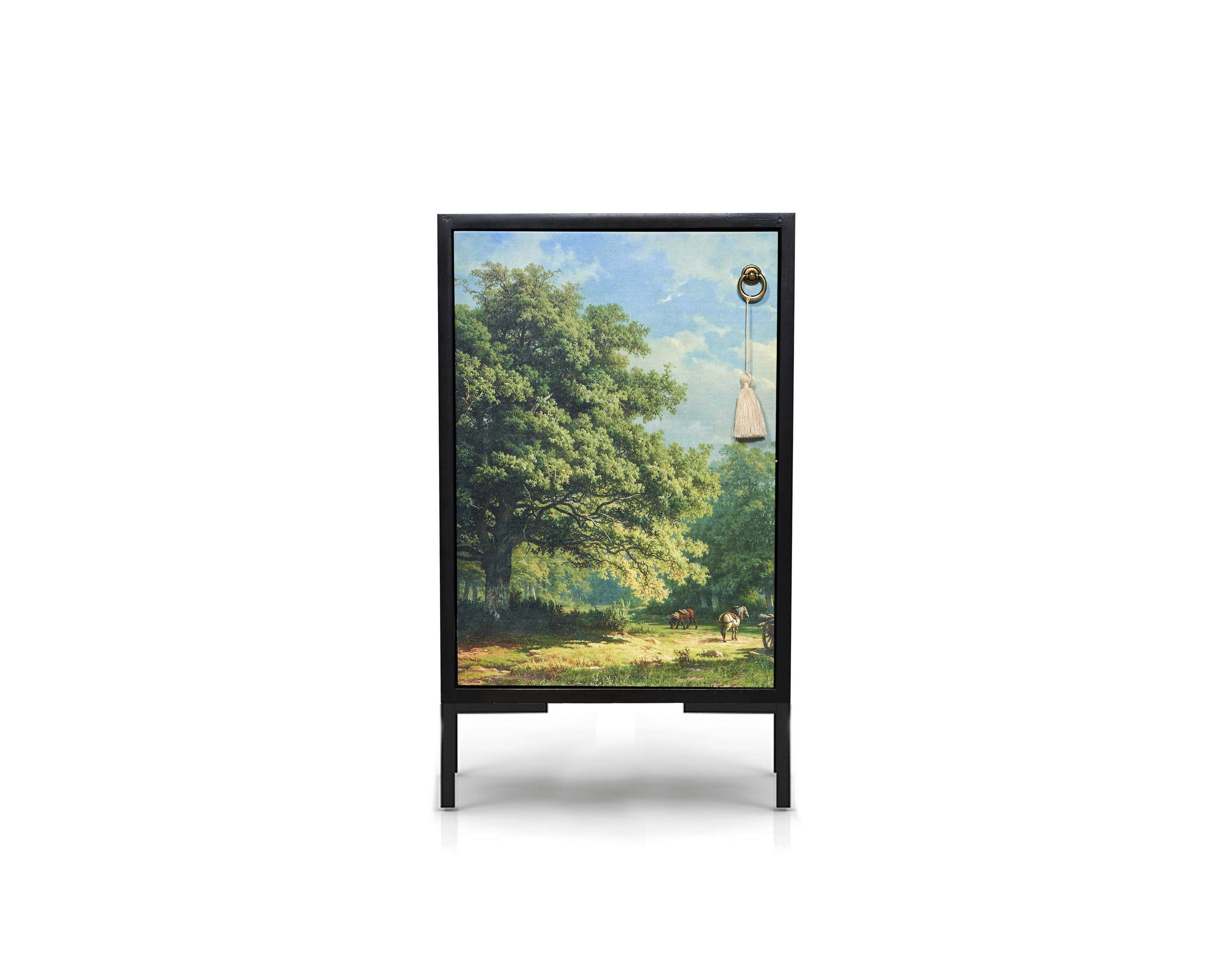 RNT By Really Nice Things Nachttisch Schwarz, Blau, Grün 30x65x40 cm