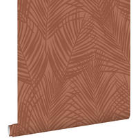 TAPETE Palmblätter 53 cm x 10.05 m - Terracotta, Papier (53/1000cm) - ESTAhome
