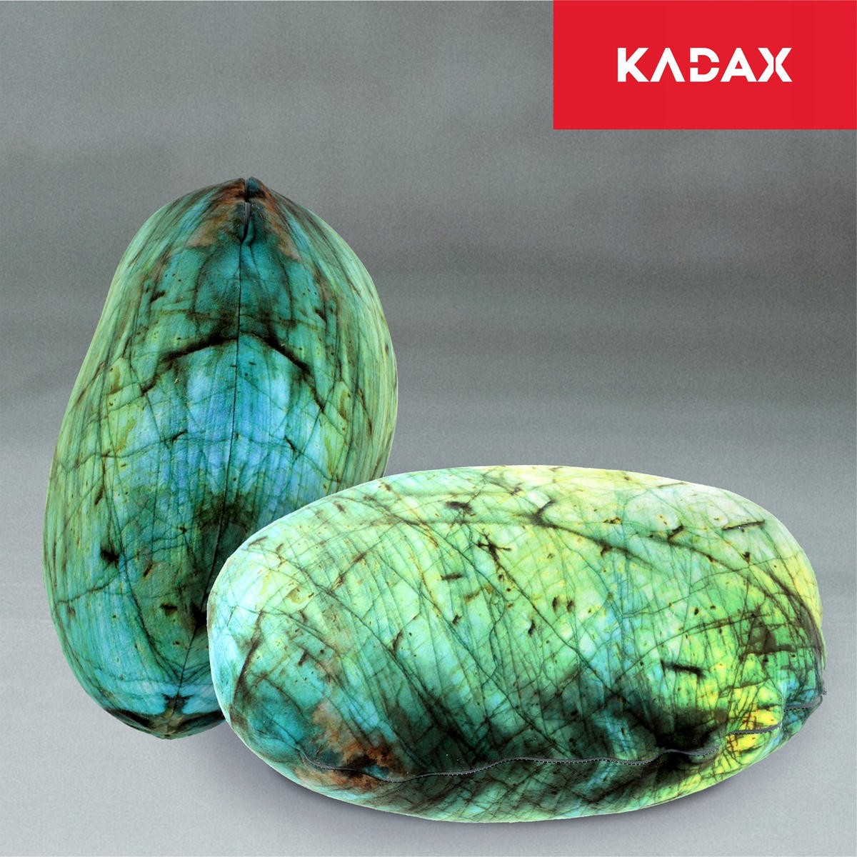 DEKOKISSEN, 33 x 41 cm - Grün, Textil (33/41cm) - KADAX