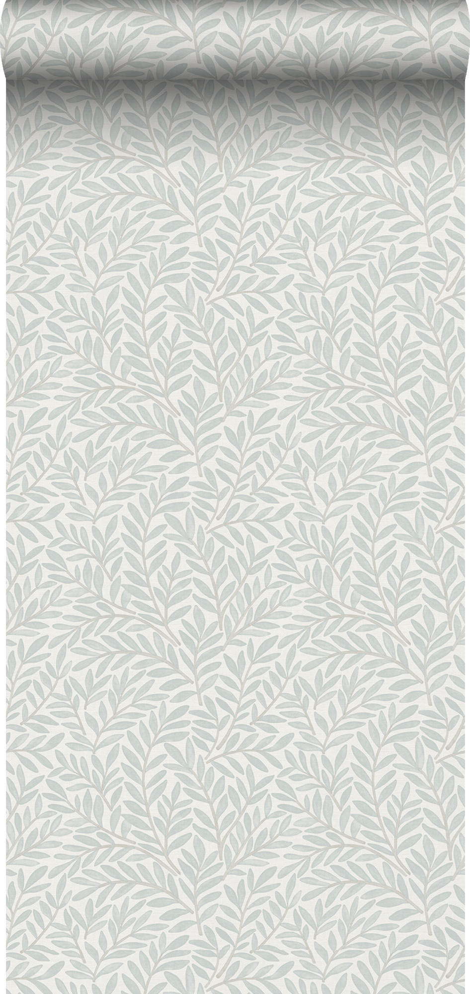 TAPETE Blätter im skandinavischen Stil 53 cm x 10 m - Blau, Papier (53/1000cm) - Sanders & Sanders
