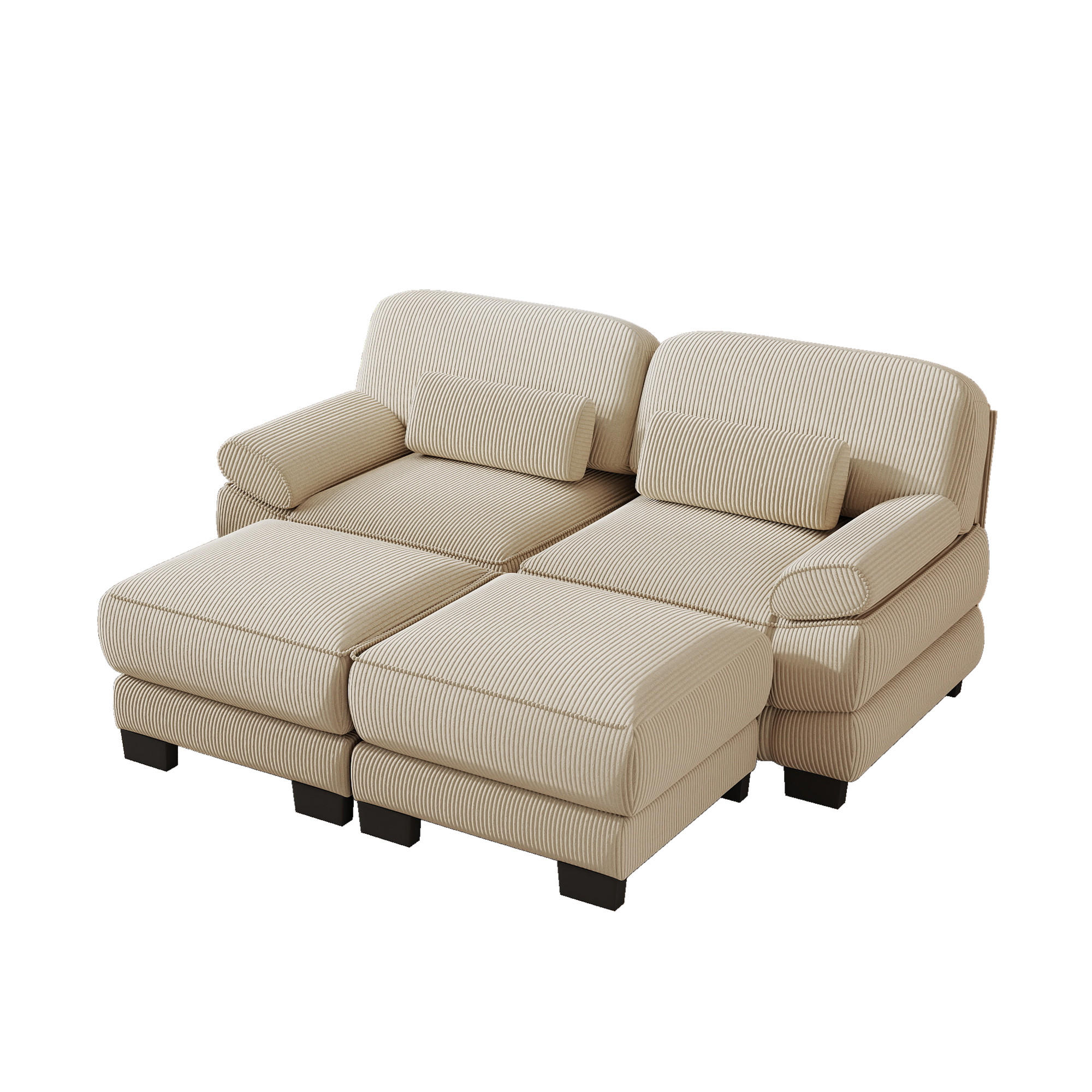 ComfortXL 2-Sitzer-Sofa Beige 194x94x161 cm