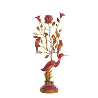 KERZENHALTER Heron Rot Ø22/44 cm - Rot, Metall (11/44/22cm) - Light & Living