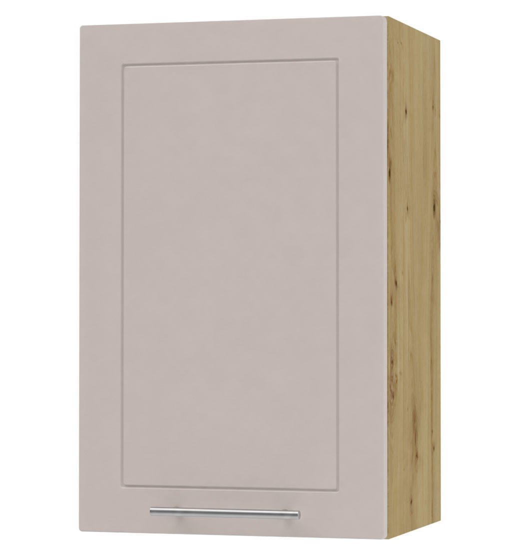 KÜCHENHÄNGESCHRANK Kvantum W2/45 Eiche Artisan / Kaschmir Matt 45 / 32,5 / 72cm - Kaschmir/Eiche Artisan, Holz/Holzwerkstoff (45/72/32.5cm) - Feldmann-Wohnen