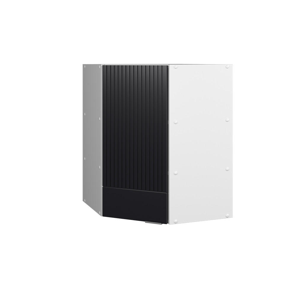 KUCHYŇSKÉ SKŘÍŇKY Fame-Line, černé pruhy, 57 cm - bílá/černá, kompozitní dřevo (57/72/34.1cm) - Vicco