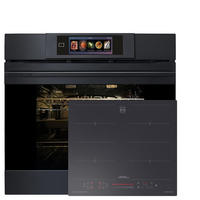 MULTIFUNKTIONS-ELEKTRO-BACKOFEN EH 6347 + KCT 6110 FI Induktionskochfeld 60 cm - Schwarz, Metall (59.4/59.4/57.5cm) - Kaiser Küchengeräte