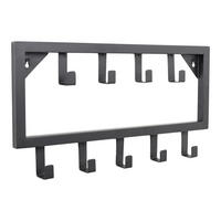 KLEIDERABLAGE Bono Schwarz - Schwarz, Metall (26/50/4cm) - LOFT42