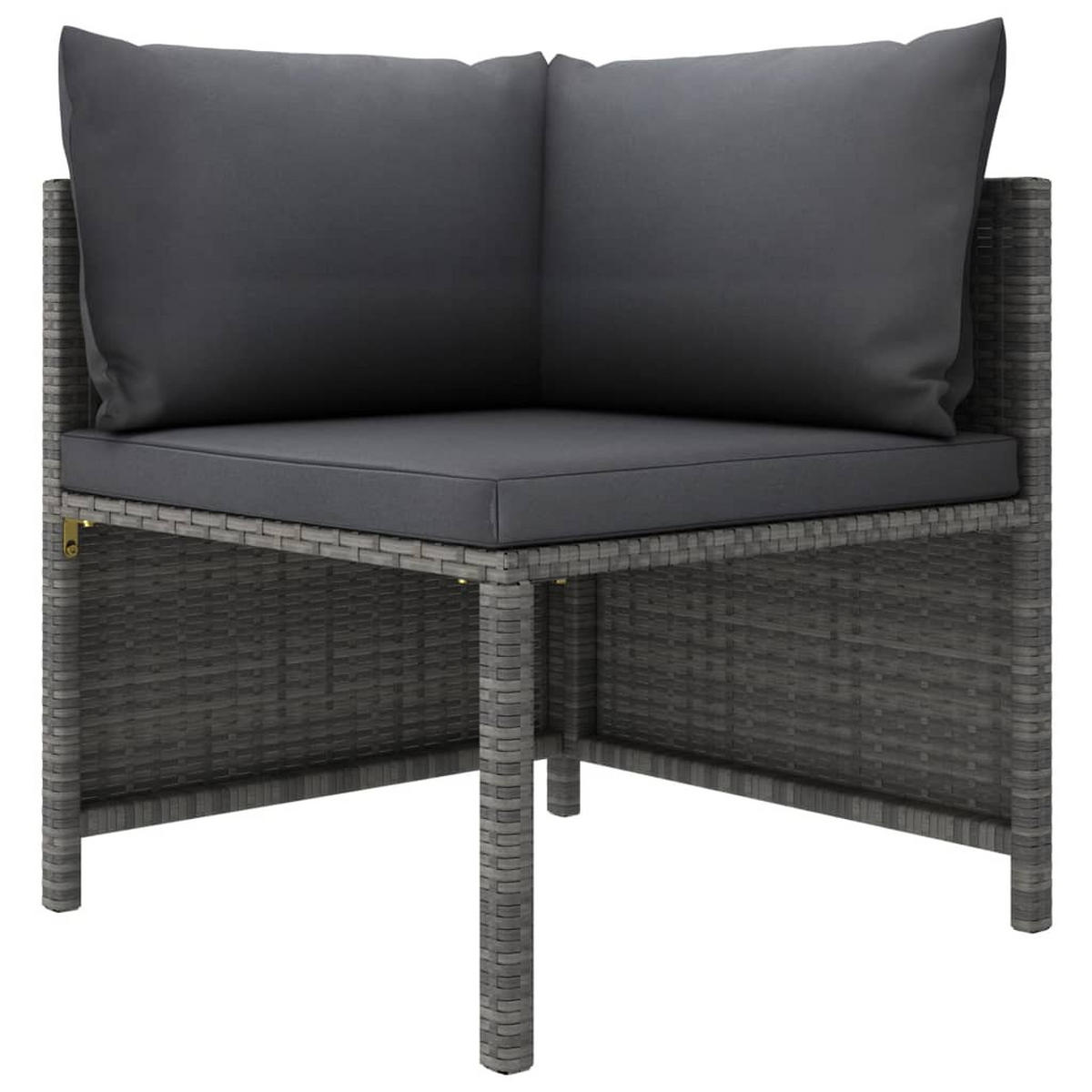 GARTENSET Reid 7-teilig - Grau, Metall - Nettlife