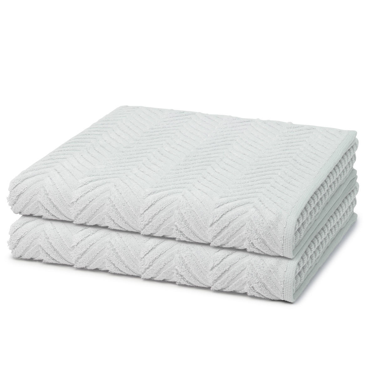 DUSCHTUCH Sensual Skin Zopf 2er-Set - Grau, Textil (75/140cm) - Ross