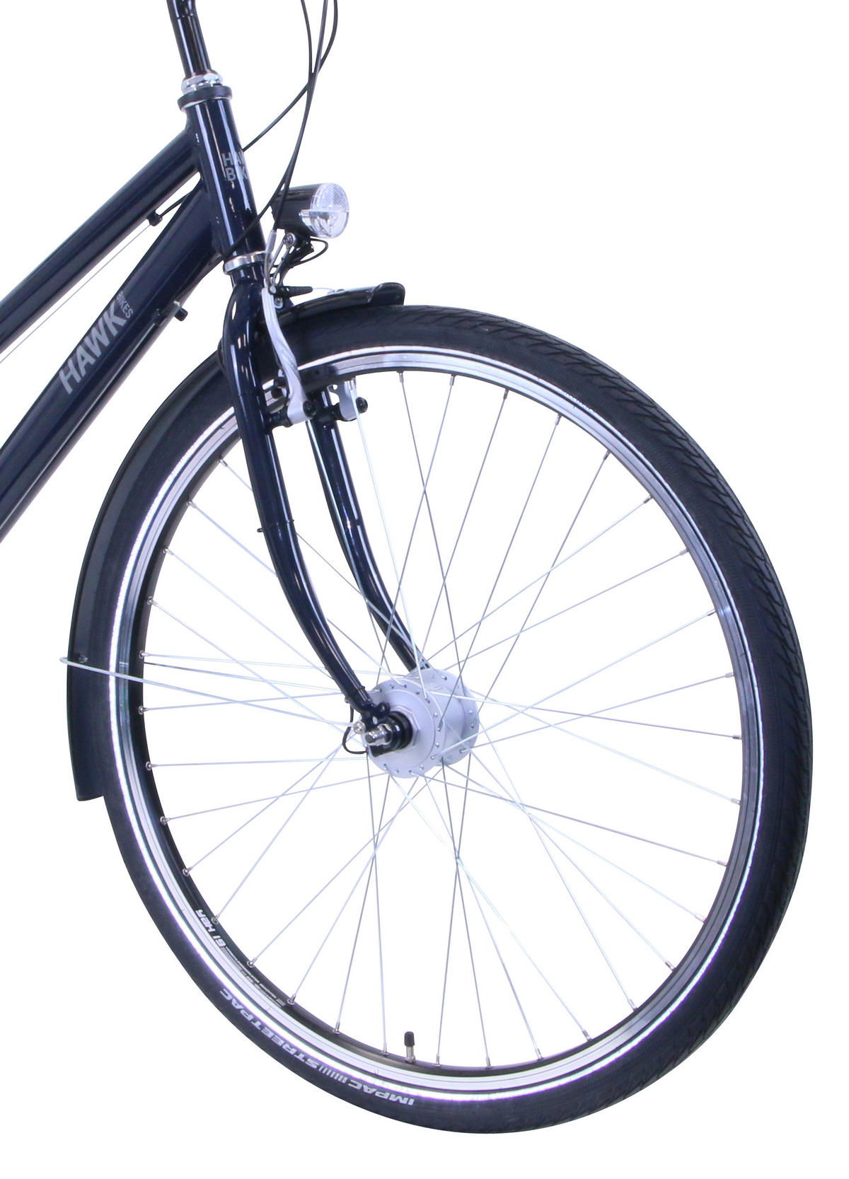 CITYBIKE Citytrek Easy Blue Lady 7 Gang 28 Zoll Größe: 46cm - Blau, Metall (46cm) - Hawk Bikes
