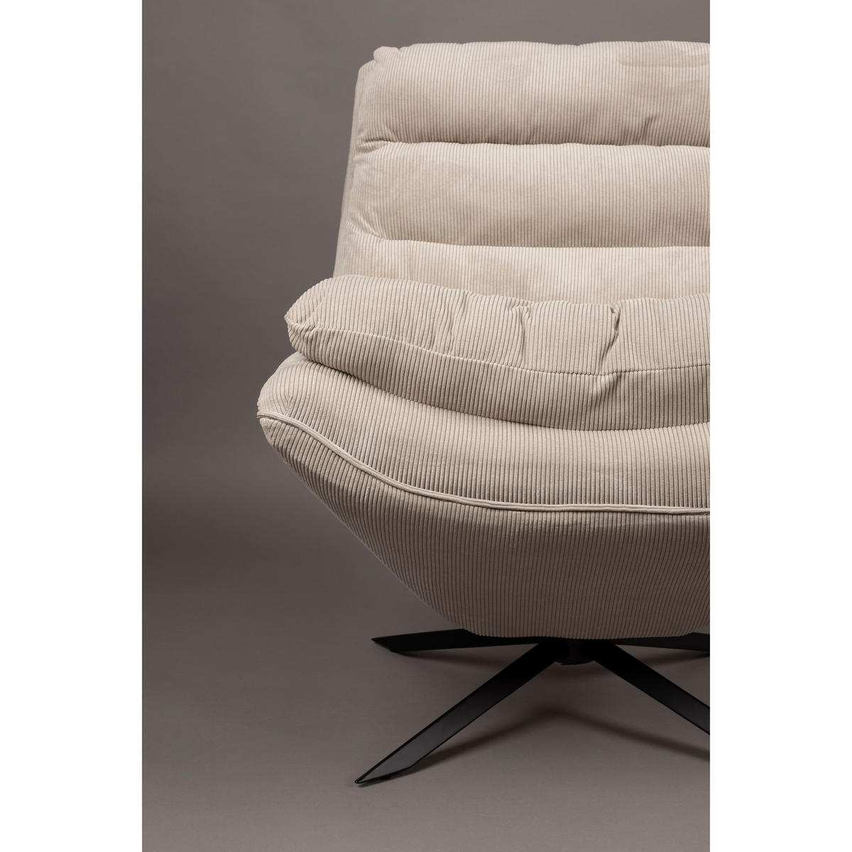 SESSEL Vince Beige - Beige, Textil (69/82/81cm) - Dutchbone