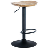 BARHOCKER Skelde 56-80 cm natura - Naturfarben, Holz (41/56/38.5cm) - furnicato