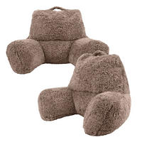 RÜCKENLEHNE Lesekissen Teddybär 2-tlg. - Mokka, Textil (74/63cm) - icon