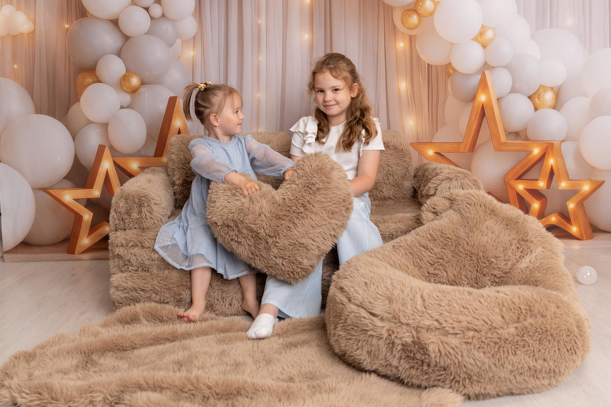 HERZKISSEN Mammoth flauschig - Hellrosa, Textil (40/40cm) - MeowBaby