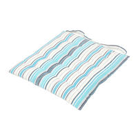 STUHLKISSEN New England gestreift 40/40/5 cm - Blau, Textil (40/40/5cm) - Homescapes
