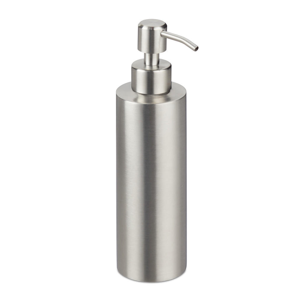 Relaxdays DÁVKOVAČ Stříbrný nerez 300 ml