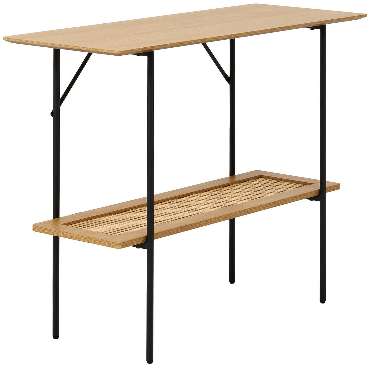 TOALETNÍ stolek Mogest, přírodní dub, 100 cm - černá/béžová, kov/kompozitní dřevo (100/75/37cm) - Selsey